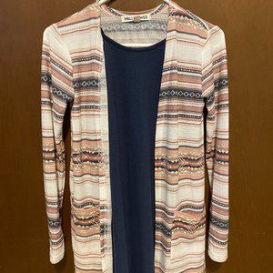 dress and cardigan set